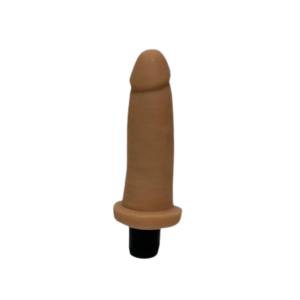 Prótesis en CyberSkin Hercoles 15,5x3,5 cm Articulado a prueba de agua vibro/CYB034