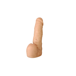 Protesis Peniana realistico  19cm, com escroto, rosada, sem vibro/TS06MR