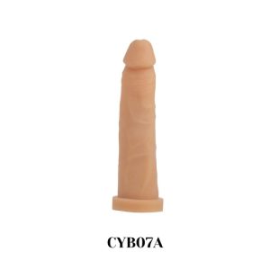 Protesis en Cyberskin articulado a prueba de agua sin vibro 18,5x4,5 / Cyb07a