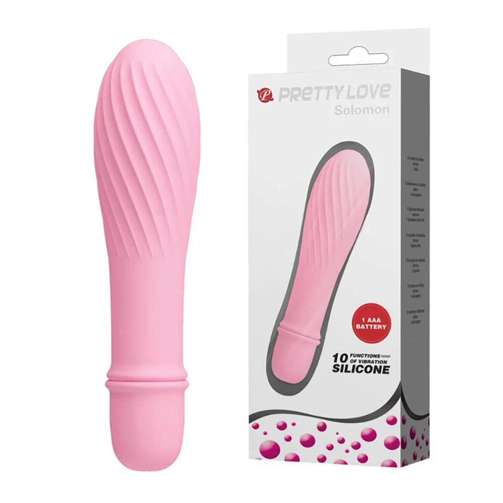 Vibrador Solomon Rosa Claro - Pretty Love