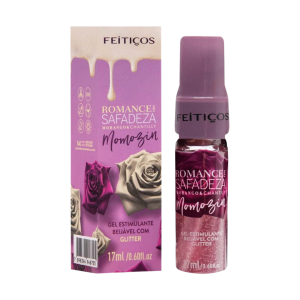 Romance con safadeza Morango y Chantilly gel estimulante besable con glitter 17Ml Feitiços