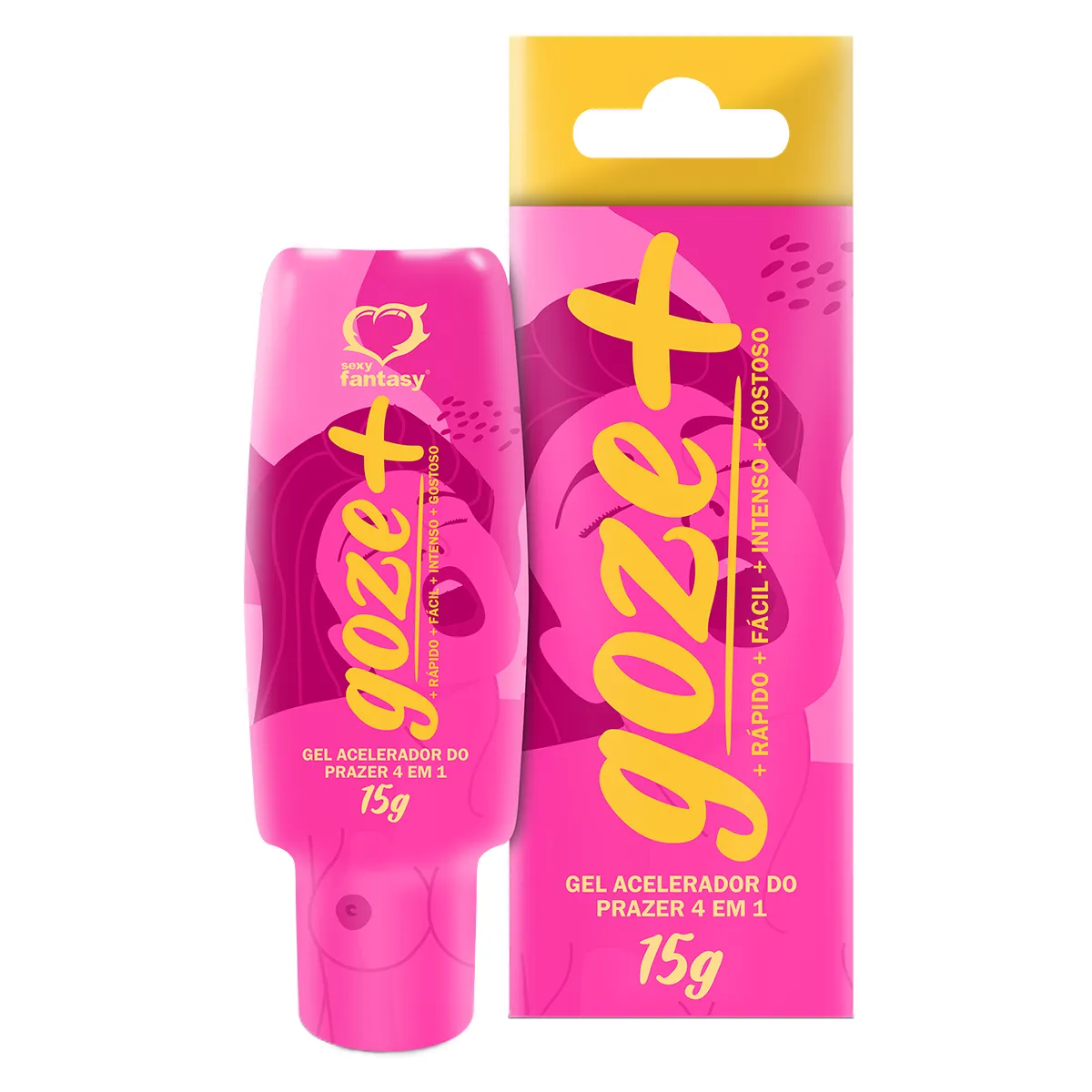 Gel Excitante Femenino 4 en 1 Goze + Acelerador del Placer - 15g
